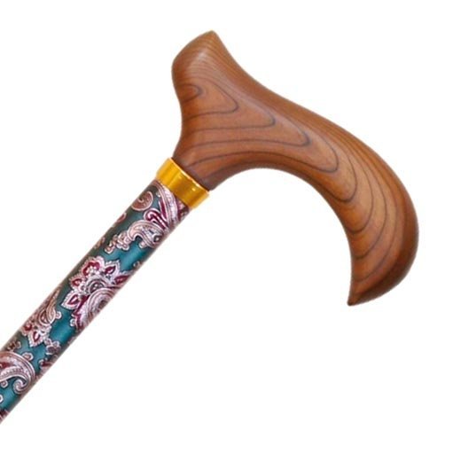 Stok med justerbar højde - Paisley - mønster - Seniorshop