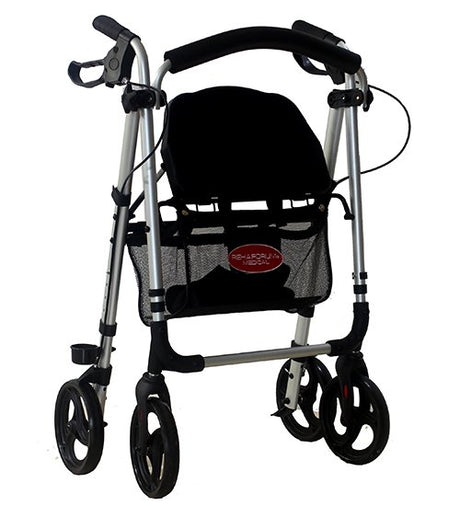 Letvægts rollator - Sølv