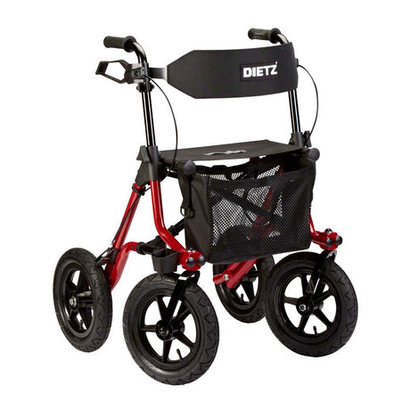 Taima XC rollator - med store luftfyldte hjul