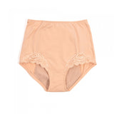 Inkontinens trusse med blonde - Beige