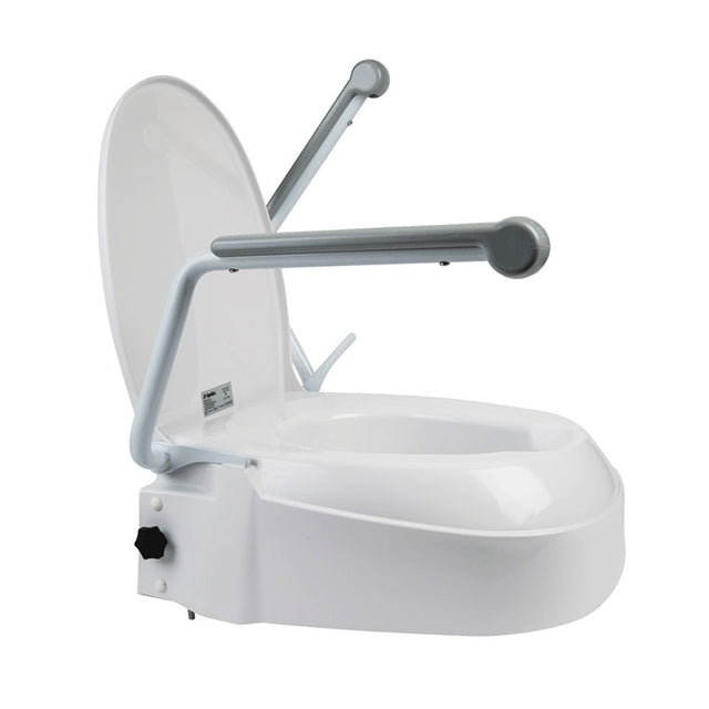 Toiletforhøjer med indstillelig sædehøjde