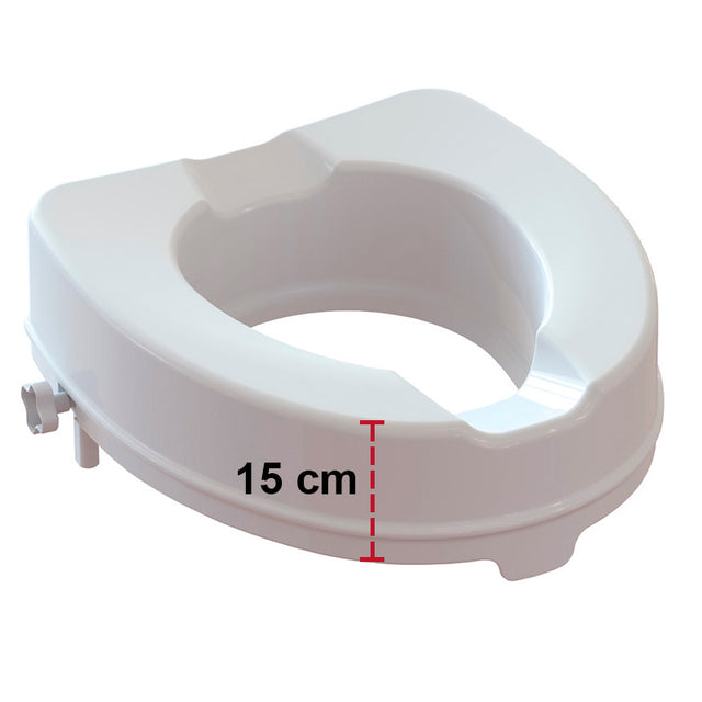 Toiletforhøjer uden låg, 15 cm