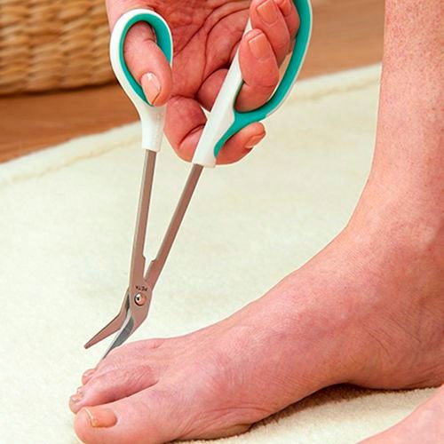 Tåneglesaks med langt skaft
