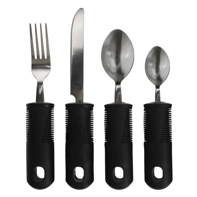 Besteckset mit Komfortgriffen, 4-teilig