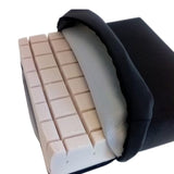Trykaflastende siddepude - 43x43x6 cm