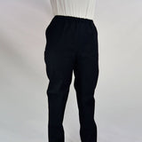 Jeans mit Elastikbund - Schwarz