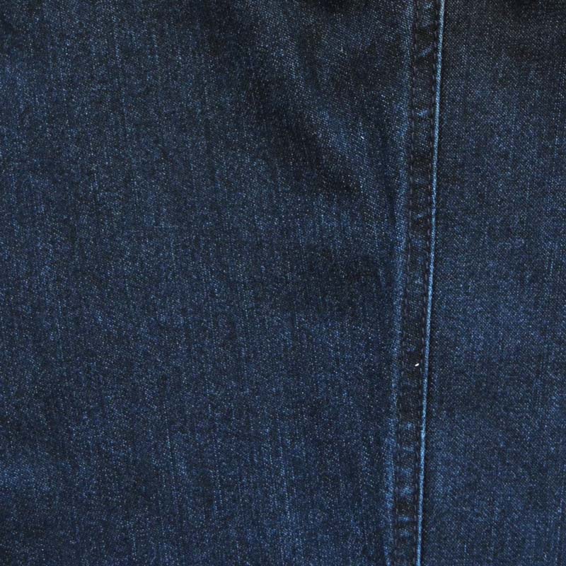 Jeans med elastik i taljen - Blå
