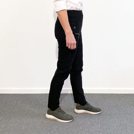 Damenhosen mit Elastikbund - Schwarz