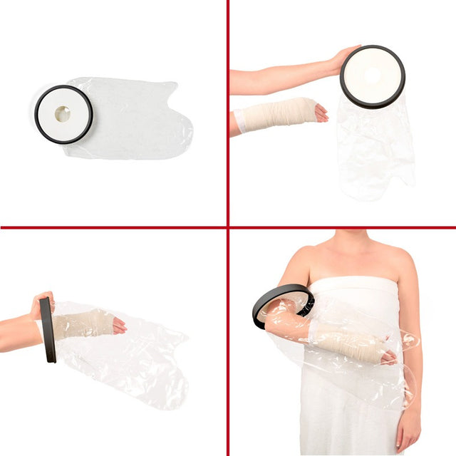 Badehoes voor bandage/gips, Onderarm