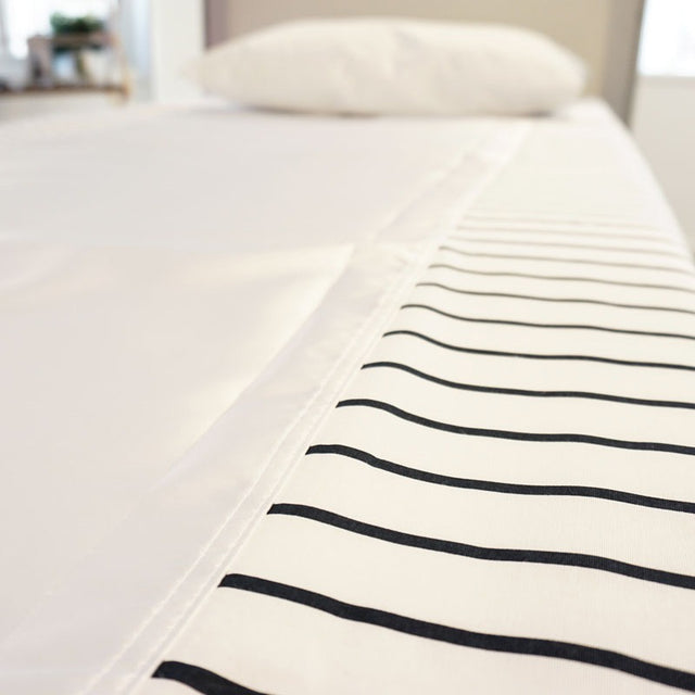 Glidelagen med satin - 140x220 cm