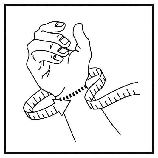 Handgelenkbandage mit Schiene