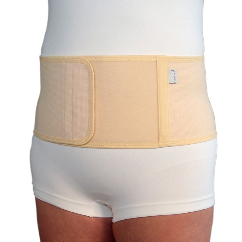 Beige stomibælte - Klip selv hul