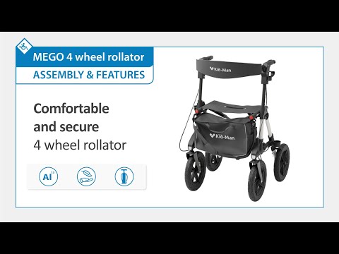 Mego Rollator - Hellgrau